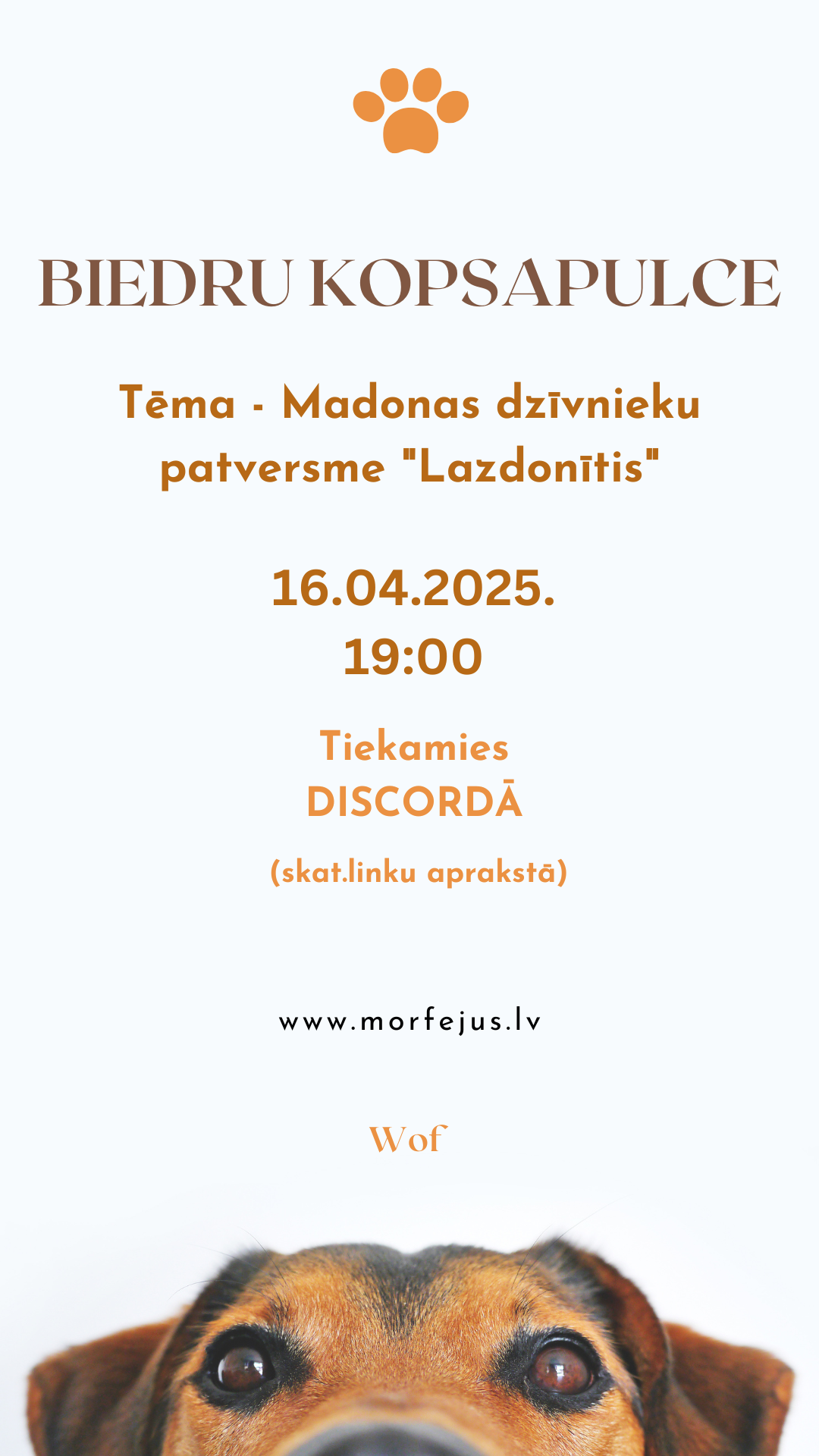 Pievienojies sapulcei – 16.04.2025.