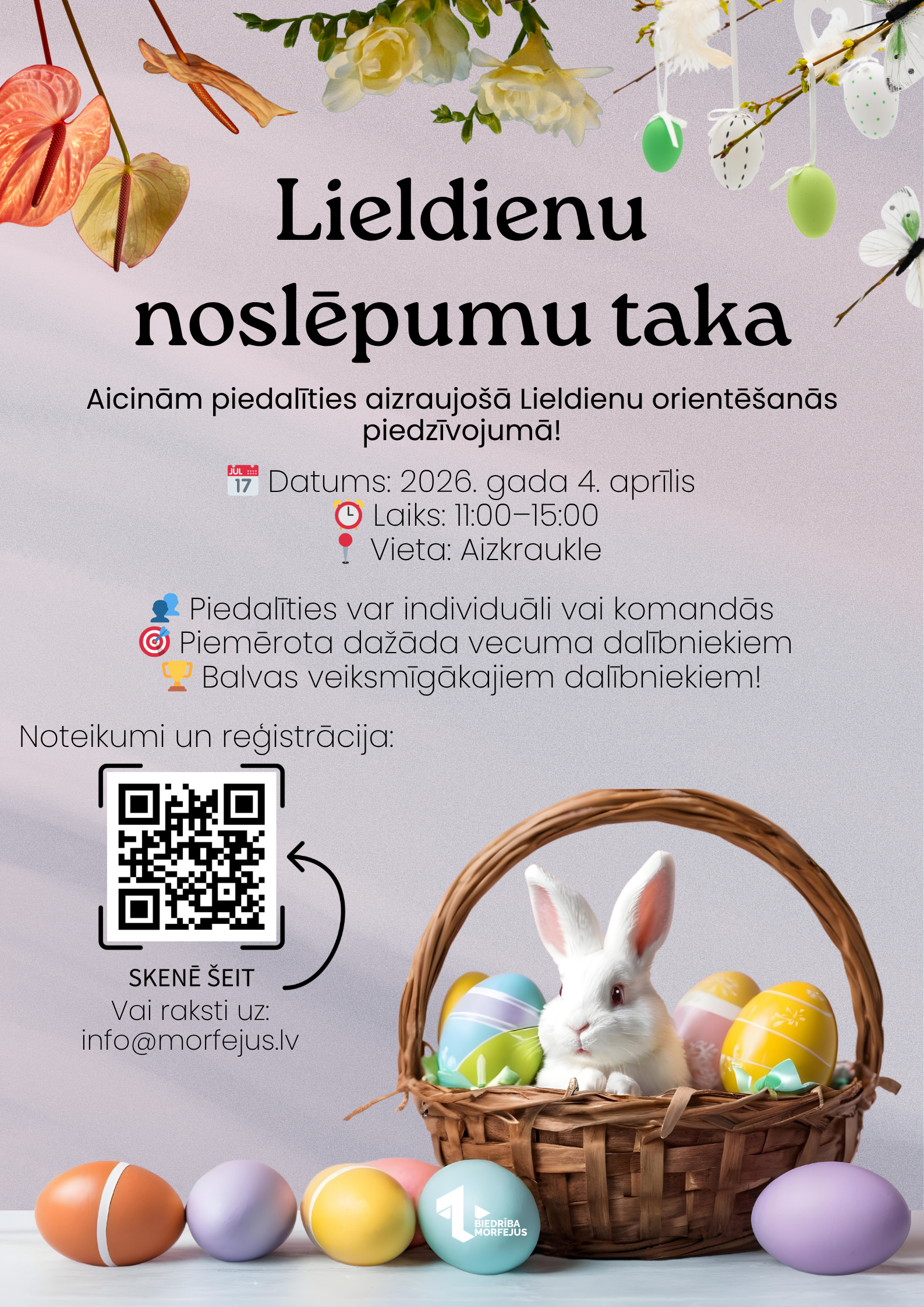 Pievienojies “Lieldienu noslēpumu takai” Aizkrauklē!
